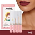 thumbnail image 4 of 4 Pcs Brillant à Lèvres Tube Fumée Mat, Durable Imperméable Anti-Traces sur Tasse, Rouge à Lèvres en Velours pour Maquillage pour Femmes (Ensemble 03), 4 of 9