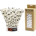 thumbnail image 1 of CTIGERS Birch Print Biodegradable Drinking Paper Straws for Party Box of 100, 1 of 8