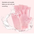 thumbnail image 3 of Guantes Hidratantes Sin Dedos, 1 Par Reutilizables Guantes de Gel Hidratantes Lavables para Uso Diario, 3 of 7