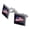 Silver, variant on We Will Overcome Flag Stars USA America Square Cufflink Set - Silver or Gold