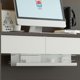 thumbnail image 2 of Simple and Modern Under Table Cable Storage Box, Large Capacity Cable Management Box, Practical Desk Cable Storage Box – White A, 2 of 5