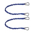 thumbnail image 1 of Extreme Max 3006.2906 BoatTector High-Strength Line Snubber & Storage Bungee, Value 2-Pack - 24" with Medium Hooks, Blue, 1 of 1