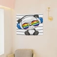 thumbnail image 3 of Kdxio Panda with Sun glasses Wall Hanging Tapestries Banner For Bedroom College Dorm Home Living Room Party Decor 29X37 In, 3 of 8