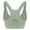 Algae green, variant on Quick Dry Workout Pullover Top Women Sports Bra Wicking Brassiere Gym Clothes For Pilates Running