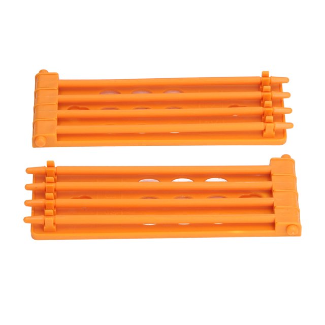 Leg Holder Durable Plastic 4 Column Large Capacity Bird Bands Rack Wall Mounted Storage for Pigeons Parrots Birds