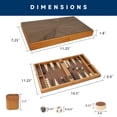 thumbnail image 4 of Set de juego de mesa de backgammon GSE Games & Sports Expert, 4 of 7