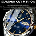 thumbnail image 5 of POEDAGAR Luxury Quartz Watch for Men Fashion Water Resistant Male Watches Calendar Luminous Hands, 5 of 6