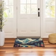 thumbnail image 3 of Yayeee Doormat for Inside 20"x32" Absorbent Low-Profile Washable Non-Slip Rubber Backed Entryway Rug, Evening Mountain Road, 3 of 8