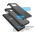thumbnail image 4 of 5.8" Galaxy S10e Case, Galaxy S10e (2019) Case Cover, Njjex [Shock Absorption] Dual Layer Hybrid Armor Defender Protective Case Cover for Smamsung Galaxy S10e 5.8" (2019) -Black, 4 of 4