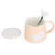 thumbnail image 2 of Taza de cerámica linda, taza de cerámica linda del Bowknot de 400ml taza de regalo de la pareja adaptada para la perfección, 2 of 8