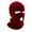 Dark Red, variant on Men's 3-Hole Ski Balaclava, Winter Knitted Full Head Cover Beanie for Outdoor Sports, Skiing, Snowboarding, Cold Weather Protection, and Warm Insulation-Red