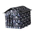 thumbnail image 3 of Casa cueva para mascotas salvajes, tienda de campaña para cachorros, impermeable, cómoda, cálida, portátil, para exteriores, para gatos, para S, 3 of 9