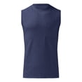 thumbnail image 4 of JTieacloth Summer Tank Tops for Men Men's Workout Tank Top Sleeveless Athletic Shirt Breathable Comfortable Fitness Running Gym Activewear(Blue,XXXXXL), 4 of 4