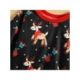 thumbnail image 5 of Qmyliery Baby Girls Boys Christmas Romper Elk Snowman Santa Print Round Neck Long Sleeve Jumpsuits Autumn One-Piece Clothes, 5 of 9