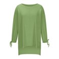 thumbnail image 6 of ZyeKqe 3/4 Length Sleeve Tops for Women Dressy Casual Top Loose Fitted Tunic or Tops to Wear with Leggings, 6 of 7