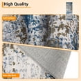 thumbnail image 5 of Hasoo Washable 5' x 7' Abstract Area Rug for Living Room Soft Indoor Modern Carpet, Navy, 5 of 5