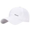 thumbnail image 1 of MIASHUI Unisex Summer Baseball Cap Lightweight Breathable Outdoor Sports Hat,White, 1 of 2