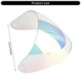thumbnail image 5 of Motorbike Helmets Visors Lens Full Face Shield Lens for OF608, 5 of 20