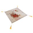 thumbnail image 3 of Kits de punto de cruz Zulema con patrón de flores 17x17'' rojo, 3 of 8