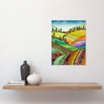 thumbnail image 2 of Abstract Tuscany Hills Landscape Folk Art Unframed Wall Art Print Poster Home Decor Premium, 2 of 4