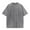 Gray, variant on Xunlbb Men's Short Sleeves, Men's Casual Round Neck Solid Color Sports Washed Cotton Retro Distressed T-shirt on Clearance S-5XL