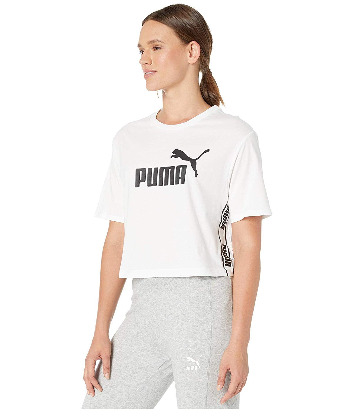 puma amplified cropped tee