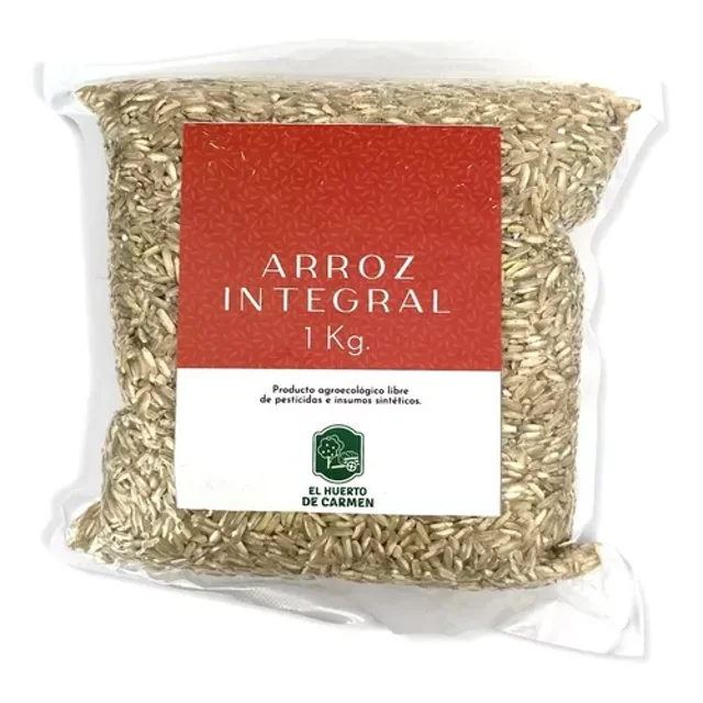 Arroz Integral Agroecológico Orgánico 1 Kg Huerto Carmen
