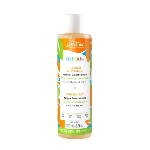 Activilong Actikids Defining Gel - The Ideal Gel for Endlessly Defined and Bouncy Curls - Enriched with Organic Sweet Almond Oil and Mango Butter - Non-Greasy and Leaves No Flakes - 300 ml.