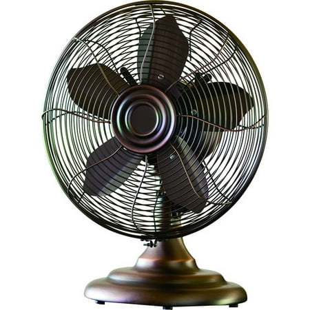 Hawaiian Breeze 12 Retro Table Fan Bronze Hawaiian Breeze 12 Retro Table Fan Bronze
