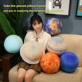 thumbnail image 4 of Lifelike Solar System Planet Earth Sun Mars Plush Toy Mercury Jupiter Saturn Uranus Pillow Room Decor Kids Birthday Gift Mercury 17cm, 4 of 6