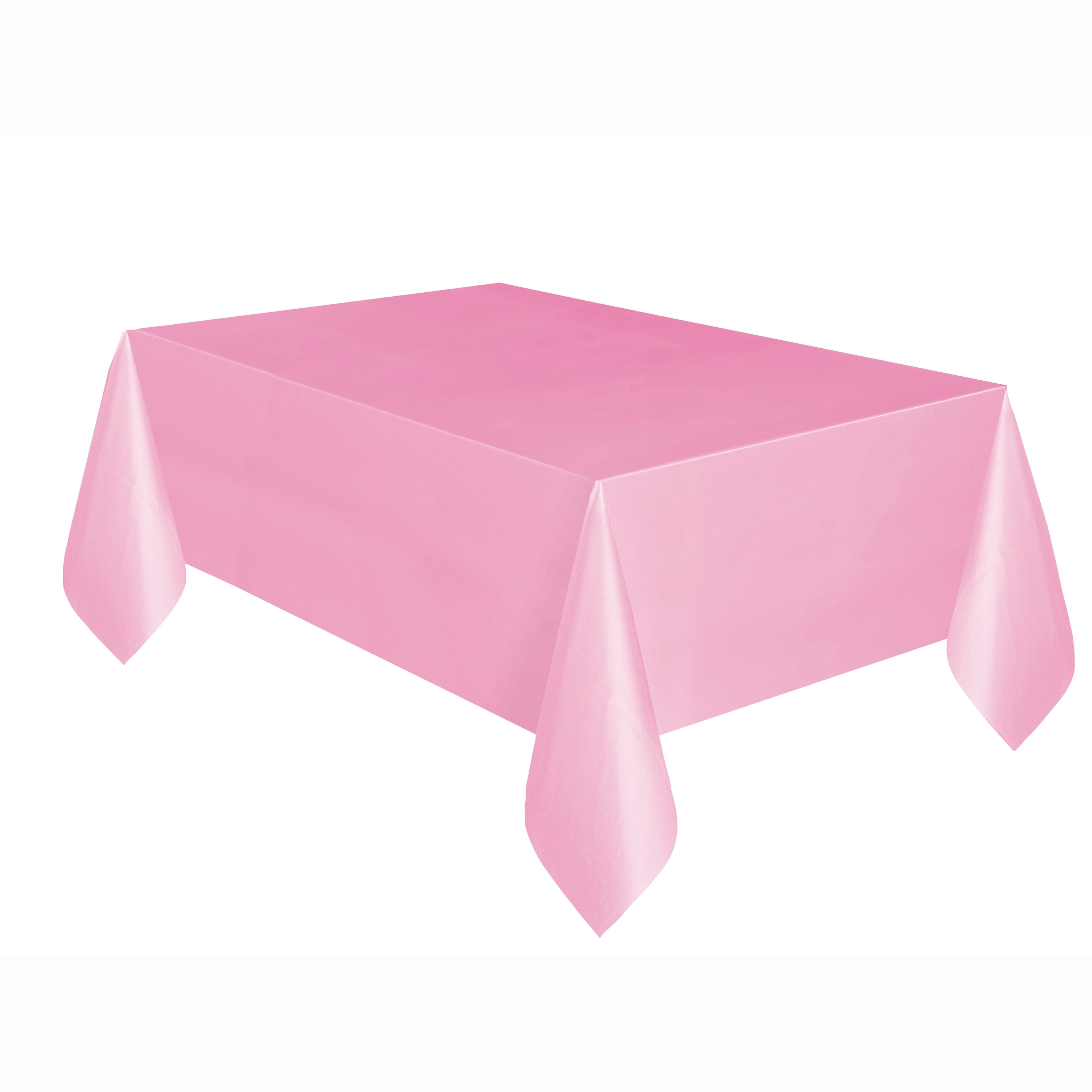 Gender Reveal Party Plastic Tablecloth He or She 54 x 108 in, 3 Pack 