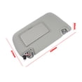 thumbnail image 5 of NEWZQ Front Right Sun Visor Fits Select: 2013-2019 Nissan Sentra Sedan 1.6L 1.8L L4 2013-2019 1Pc, 5 of 9