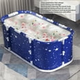 thumbnail image 6 of ziertyon Foldable Bathtub, 47"Soaking Bathing Tub for Adults,Freestanding Surround Collapsible Bathtub for Hot Bath Ice Bath, 6 of 8