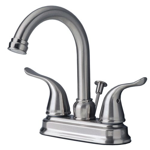 Laguna Brass Centerset Bathroom Faucet with Drain Assembly