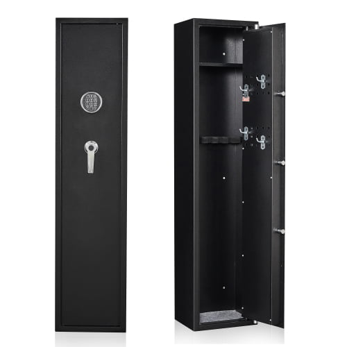 Gun Storage Cabinet Safe Keypad 4 Position Rifle Safe 2.68 Cubic Ft 55.12“ 
