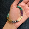 thumbnail image 4 of Stone Bracelet for Women Men, Adjustable Elastic String Beaded Bracelet, Handmade Boho Style Unisex Stretch Jewelry with Natural Gemstones for Daily Wear, 4 of 4