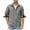 Gray, variant on qolati Mens Twill Cargo Shirts Long Sleeve Casual Lightweight Button Down Shacket Plaid Lined Outdoor Work Jackets