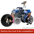 thumbnail image 3 of Mattel WWE Vehicle Wrekkin Slam Crusher Monster Truck, 3 of 8
