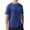Blue, variant on Men's Quick Dry T Shirts Short Sleeve Sport Tops Lightweight Gym Running T Shirt Men Breathable Activewear Blue S