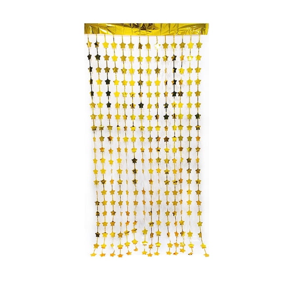 Beaded Fringe Party Door Curtain for Event Celebration and Photo Booth, Festive Decor