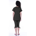 thumbnail image 3 of Moomaya Ensemble de Nuit pour Femmes Capri Coton 2 Pcs Chemises de Nuit, 3 of 6