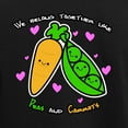 thumbnail image 3 of CafePress - Peas And Carrots Pajamas - Women's Short Sleeve Print T-Shirt and Pants Dark Cotton Pajama Set, 3 of 7