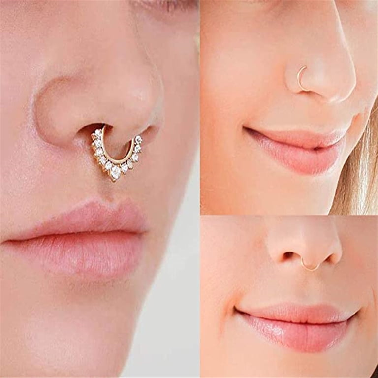 Faux Piercing Nez Faux Piercing Oreille Septum Magnétique Piercing Nez Faux Piercing Nez Faux Piercing Oreille Septum Magnétique Piercing Nez