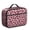 Black and Pink, variant on Black and Pink Leopard Print Insulated Lunch Bag Teens,Bento School Lunch Bag for Teens for Work,Picnic or Travel 10.6x7.7x4.3 Inches,12 Can Capacity