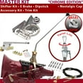 thumbnail image 1 of American Shifter  4L60E Shifter Kit Chrome 16 in. E Brake Cable Clamp Trim Kit Dipstick for F2938, 1 of 1
