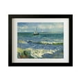 thumbnail image 1 of The Sea at Les Saintes Maries de la Mer by Vincent Van Gogh Framed Art, 1 of 5