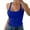Blue, variant on Yigetop Camisole Tops for Women, Women Plus Size Fashion Sleeveless Tops Slim Fit Vest Summertank Top Casual Tops Womens Ribbed Tank Top Blue L