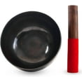 thumbnail image 4 of Large Tibetan Singing Bowl Set - Master Grade Healing Chakra Sound Bath Meditation Yoga 7 Metal Bronze, 4 of 4
