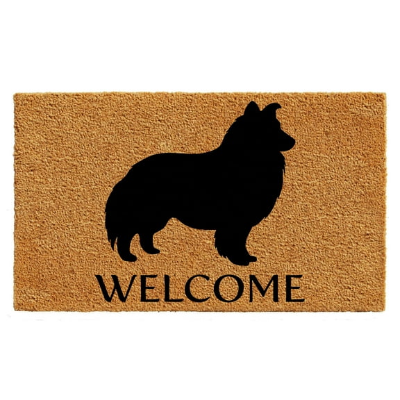 Calloway Mills Shetland Sheepdog Outdoor Doormat 17" x 29"