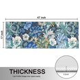 thumbnail image 5 of Kitchen Rugs Sets Of 2,Pioneer Flower Floral Print Pattern Anti Fatigue Kitchen Mat Rugs Non Slip Washable,Decorative Kitchen Floor Mats for Kitchen,Sink,Laundry,17"X47", 5 of 5